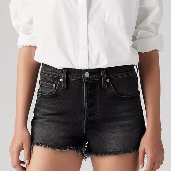 🆕 501® ORIGINAL FIT HIGH RISE WOMEN'S SHORTS - Picture 1 of 7
